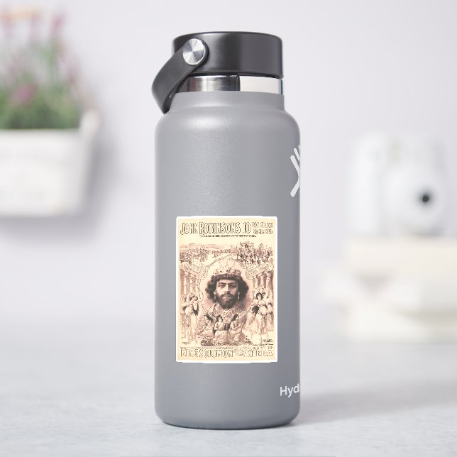 King Solomon umgeben von Tanzmädchen Aufkleber (HydroFlask)
