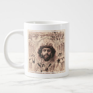 King Solomon umgeben von Tanzmädchen Jumbo-Tasse