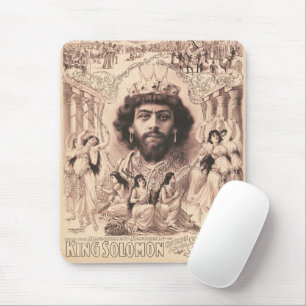 King Solomon umgeben von Tanzmädchen Mousepad