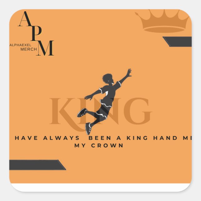King sticker (Vorderseite)