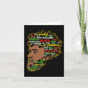 King Stolz Melanated Vater Black Vatertag Junete Karte