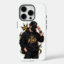 King Streetwear-Handyhülle – Design mit kühner Kro