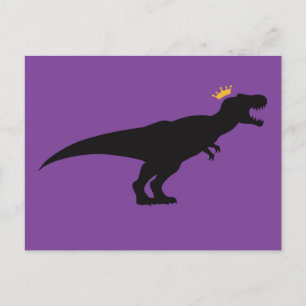 King T-Rex Postkarte