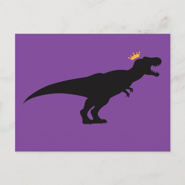 King T-Rex Postkarte (Vorderseite)