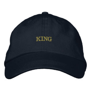 King Text Erstellen Sie Ihren Text-Hat Elegant-Han Bestickte Baseballkappe