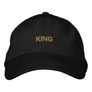 King Text gedruckt Hat-Handsome Love one Comfort Bestickte Baseballkappe