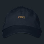KING-Text-Hat-Sport-Player-Übungen Bestickte Baseballkappe<br><div class="desc">Führe mit Autorität in diesem "KÖNIG"-Oberteil. Die fette Schrift verleiht eine kraftvolle Touch,  während die weiche Baumwolle Komfort garantiert. Der verstellbare Gurt an der Rückseite ermöglicht eine individuelle Anpassung. Die gebogene Brille bietet eine Touch von lässigen coolen. Ideal für den täglichen Gebrauch.</div>