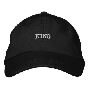 KING Text/Name Personalisierte benutzerdefinierte Bestickte Baseballkappe