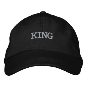 KING Text/Name Personalisierte benutzerdefinierte  Bestickte Baseballkappe