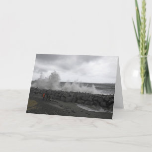 King Tide Waves am West Port, WA