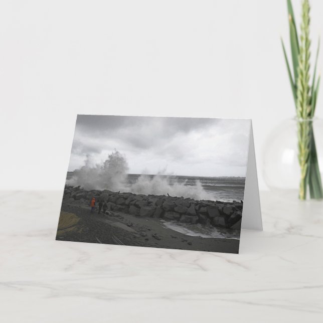 King Tide Waves am West Port, WA (Vorderseite)