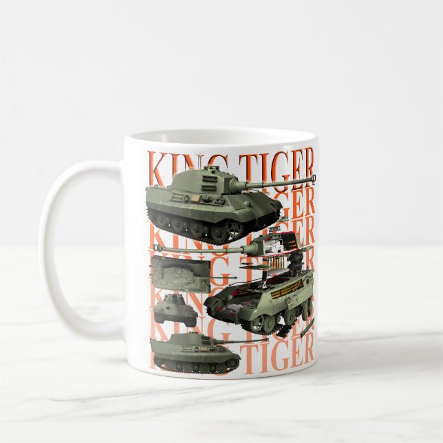 King Tiger, Der Monstertank des 2. Weltkriegs Kaffeetasse (Links)