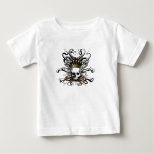 King Tintenfisch Skull Baby T-shirt