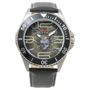 King Tintenfisch Skull Carry Diem Watch Armbanduhr