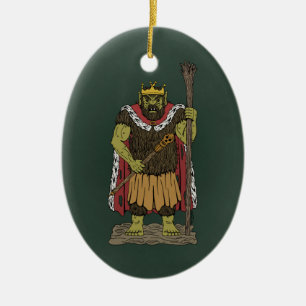 King Troll Keramik Ornament
