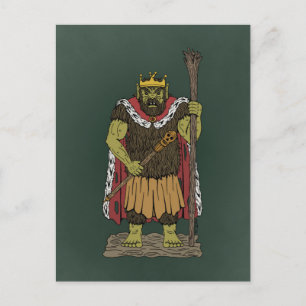 King Troll Postkarte