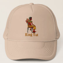 King Tut auf seinem Throne