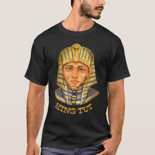 King Tut Egypt Pyramid Ankh Pharaoh Templ T-Shirt