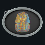 King Tut Oval Belt Buckle Ovale Gürtelschnalle<br><div class="desc">Tutankhamun</div>
