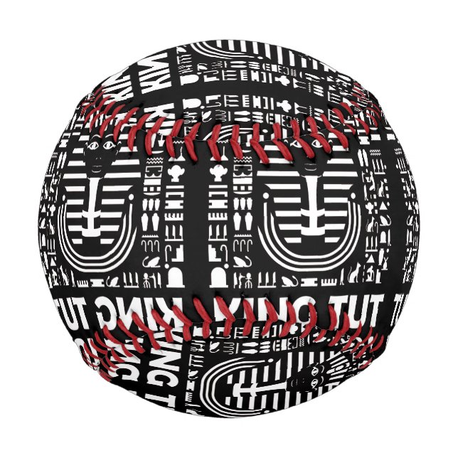 King tut pharaoh egyptian Hieroglyphe Alphabet Baseball (Vorderseite)