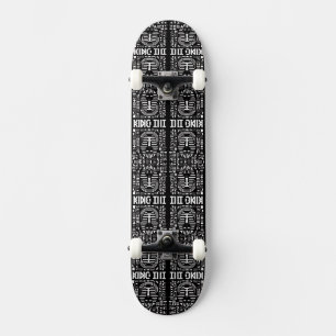 King tut pharaoh egyptian Hieroglyphe Alphabet Skateboard
