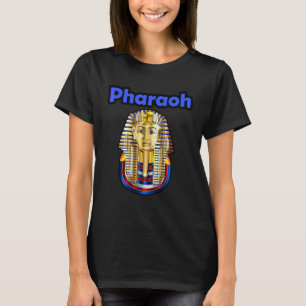 King Tut Pharaoh farbenfrohe goldene Gesichtsmaske T-Shirt