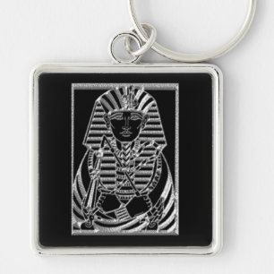 King Tut Silver Egyptian Key Chain Schlüsselanhänger