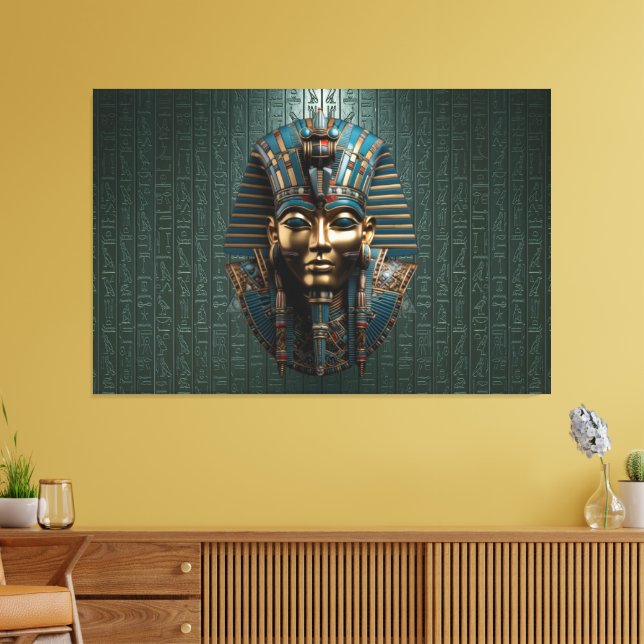 King Tut Tutankhamun Canvas Print Picture 4 Leinwanddruck (Insitu (Wohnzimmer))