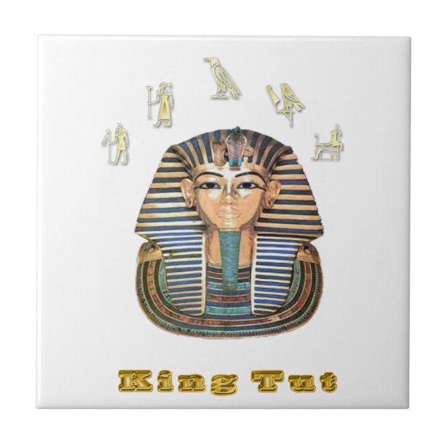 King Tut und Ägypten Fliese (Vorderseite)