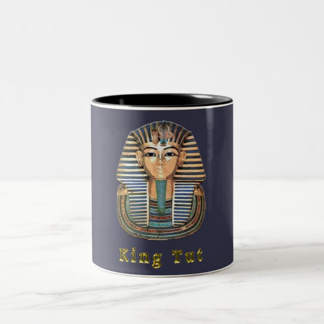 King Tut und Ägypten Zweifarbige Tasse (Mittel)
