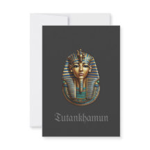King Tutankhamun Flat Vielen Dank für Ihre Karte