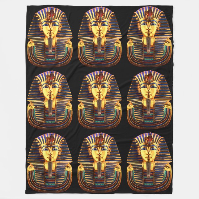 King Tutankhamun, Goldene Maske Fleecedecke (Vorderseite)