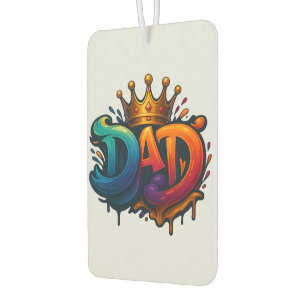 King Vater Crown Graffiti Crowned mit Liebe und St Autolufterfrischer