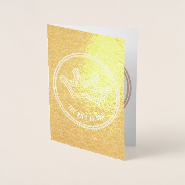 King Vater Foil Card Folienkarte (Vorderseite)