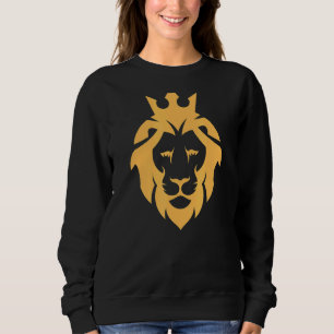 King Vater Lion Cub Son Daughter Vatertag Vater Sweatshirt