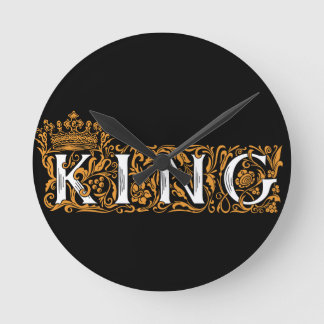 King Wall Clock Runde Wanduhr