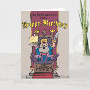 King Wally Happy Birthday Card Karte
