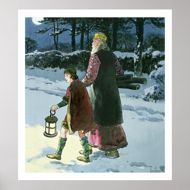 King Wenceslas (c.907-c.929) von "Peeps in the Poster (Vorne)