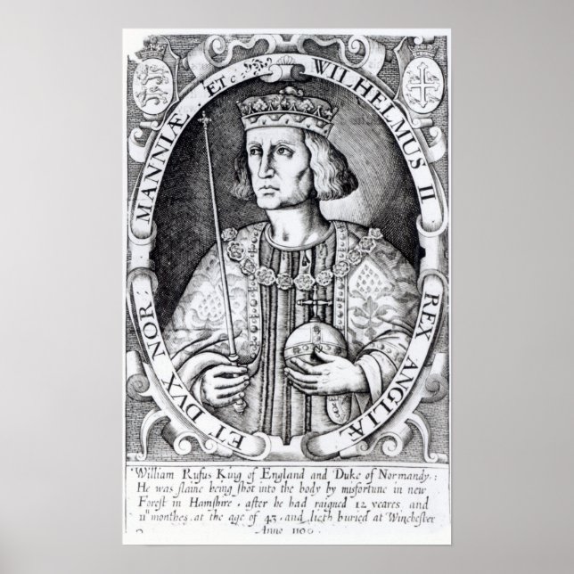 King William II von England, 1618 Poster (Vorne)