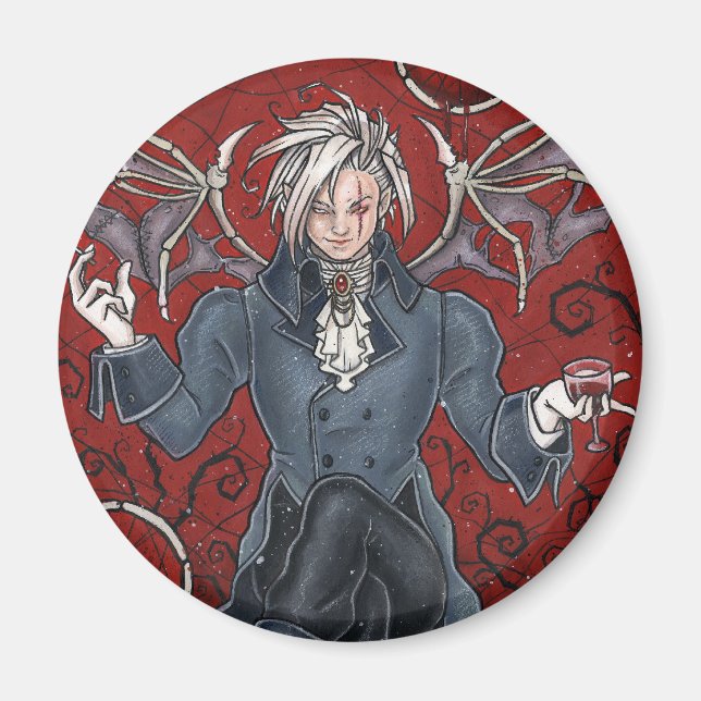 King Zerick Gothic Magnet (Vorne)