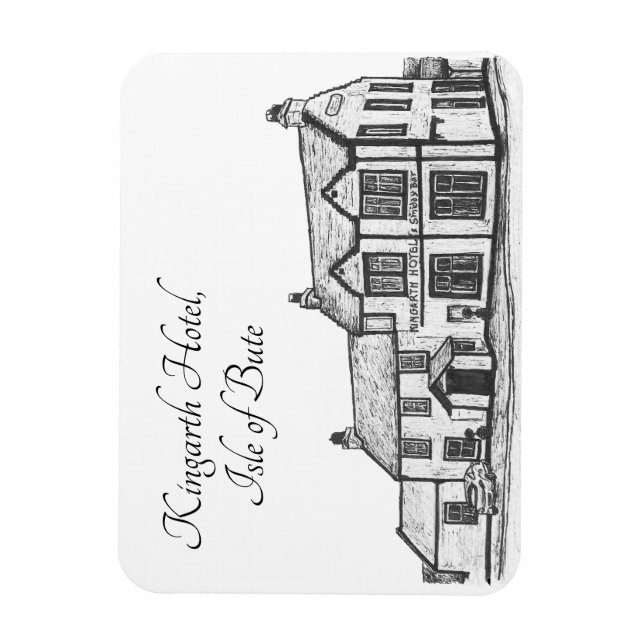 Kingarth Hotel, Insel Bute- Magnet (Vertikal)