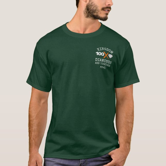 KINGDOM DIAMONDS FR61 Family Room Green T-Shirt (Vorderseite)