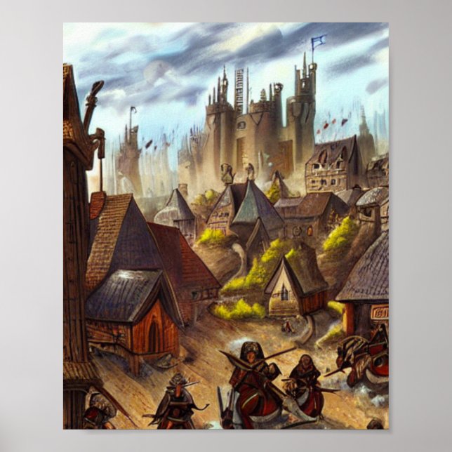 Kingdom Fantasy Digital Art Poster #06 (Vorne)