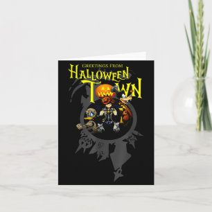 Kingdom Hearts Grüße aus Halloween Town Karte
