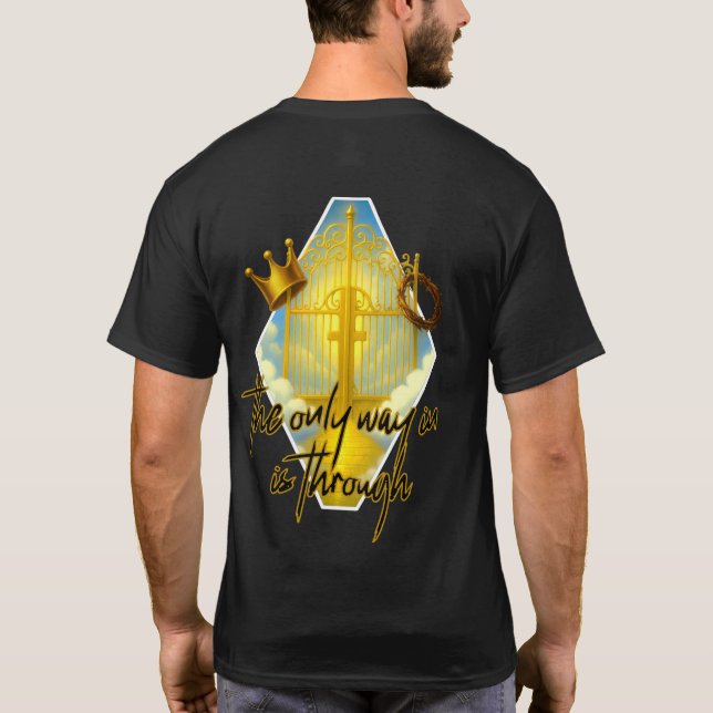 Kingdom Vibes - Gewollt? Gehen Sie durch. T-Shirt (Rückseite)