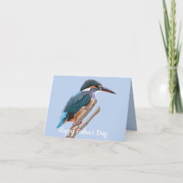 Kingfisher and Willow editable Father's Day Karte