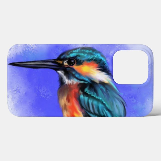 Kingfisher Bird iPhone Case (Rückseite (Horizontal))