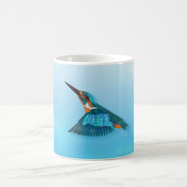 Kingfisher Bird Kaffeetasse (Mittel)