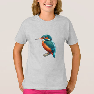Kingfisher bird Kids Basic T - Shirt