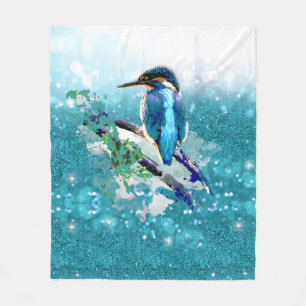 Kingfisher Bird Naturschutz Kunst, Dichtung und Mu Fleecedecke